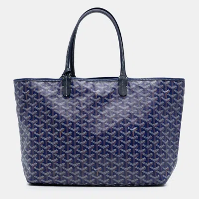 Pre-owned Goyard Ine Saint Louis Pm In Blue