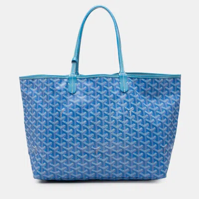Pre-owned Goyard Ine Saint Louis Pm In Blue