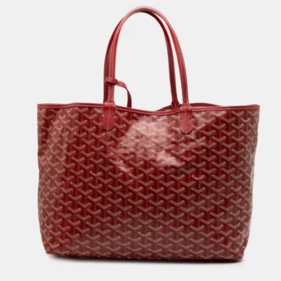 Pre-owned Goyard Ine Saint Louis Pm In Red