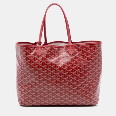 Pre-owned Goyard Ine Saint Louis Pm In Red