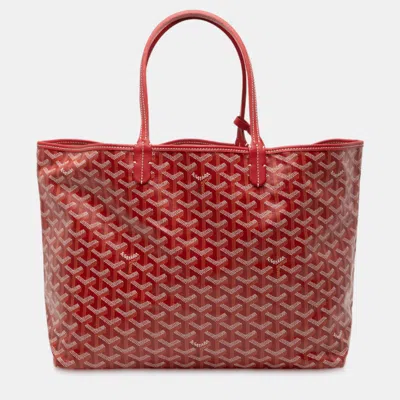 Pre-owned Goyard Ine Saint Louis Pm In Red