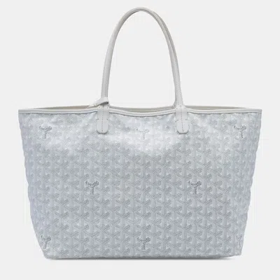 Pre-owned Goyard Ine Saint Louis Pm In White