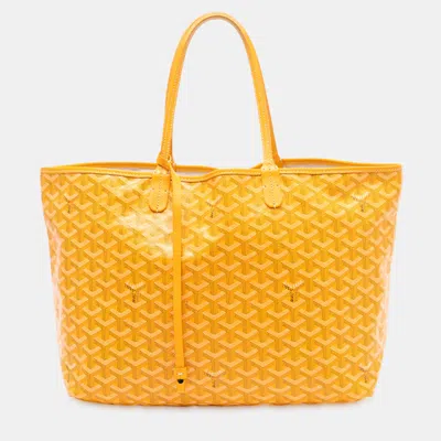 Pre-owned Goyard Ine Saint Louis Pm In Yellow