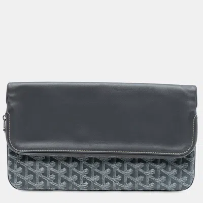Pre-owned Goyard Ine Sainte Marie Mm In Gray