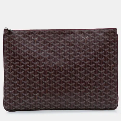 Pre-owned Goyard Ine Senat Gm In Red