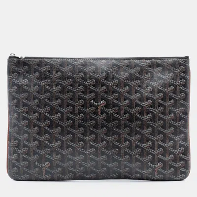 Pre-owned Goyard Ine Senat Mm In Black