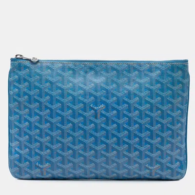 Pre-owned Goyard Ine Senat Mm In Blue