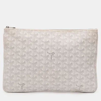 Pre-owned Goyard Ine Senat Mm In White