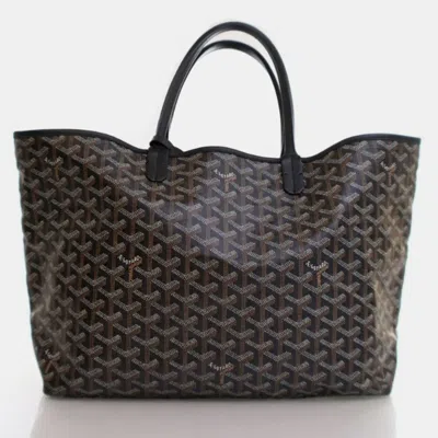 Pre-owned Goyard Ine St. Louis Pm In Black