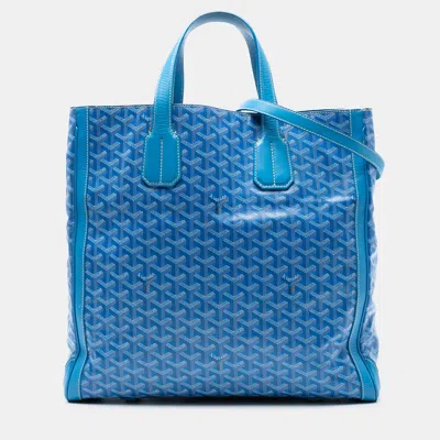 Pre-owned Goyard Ine Voltaire In Blue