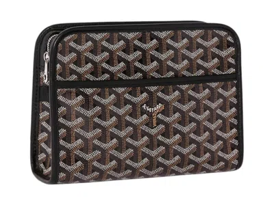 Pre-owned Goyard Jouvence Toiletry Bag Pm In Black