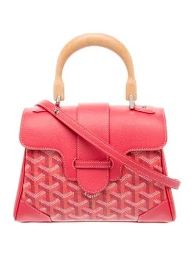 Pre-owned Goyard Le Jardin Ine Saigon Souple Mini 2025 In Pink