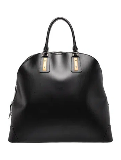 Pre-owned Goyard Leather Vendome Pm In Black
