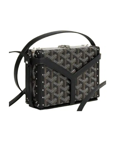Pre-owned Goyard Logo Shoulder Bag In Black
