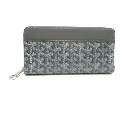 Pre-owned Goyard Long Wallet (bi-fold) () In Gray