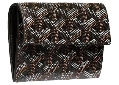 Pre-owned Goyard Marigny Wallet In Black