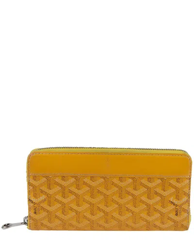 Pre-owned Goyard Martignon Gm Zipped Long Wallet (authentic Pre-loved)