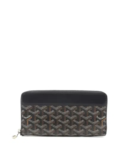 Pre-owned Goyard Matignon Gm Wallet In Brown