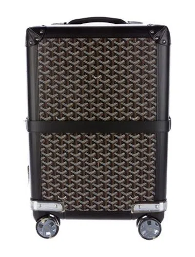 Pre-owned Goyard Men's  Aba Bourget Suitcase Ine Black