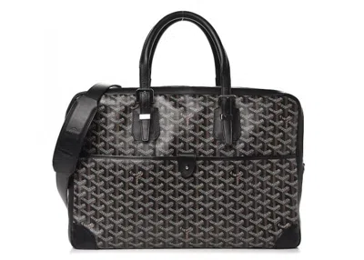 Pre-owned Goyard Men's  Ambassade Briefcase Ine Mm In Black