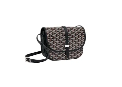 Pre-owned Goyard Men's  Belvedere Pm In Black