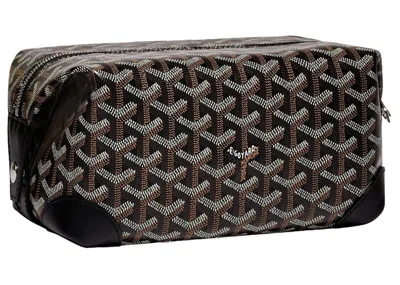 Pre-owned Goyard Men's  Boeing 25 Toilet Bag In Black