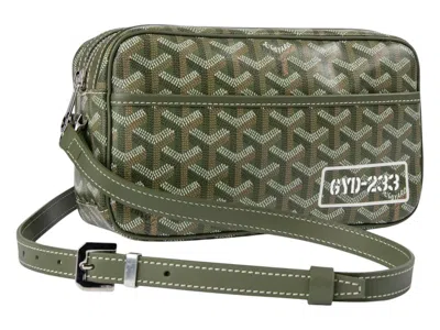 Pre-owned Goyard Men's  Capvert Pm Bag In Khaki In Brown