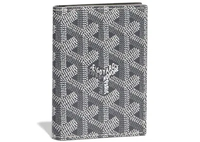 Pre-owned Goyard Men's  Saint Marc Card Holder In Grey