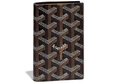 Pre-owned Goyard Men's  Saint Pierre Card Holder In Black