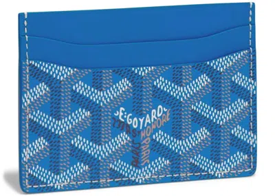 Pre-owned Goyard Men's  Saint Sulpice In Sky Blue
