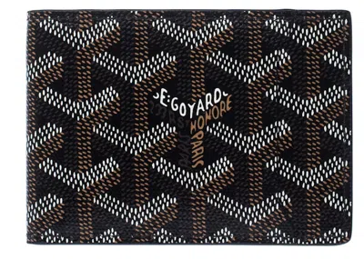 Pre-owned Goyard Men's  Slot Wallet Victoire Companion Ine In Black