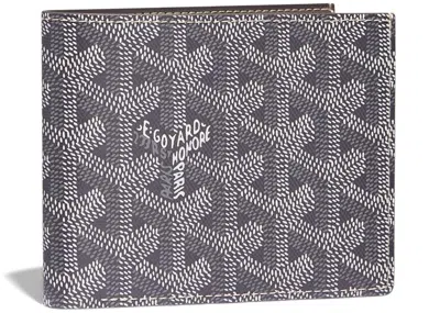 Pre-owned Goyard Men's  Victoire Wallet In Grey In Gray