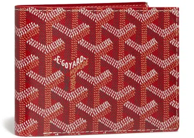 Pre-owned Goyard Men's  Victoire Wallet In Red