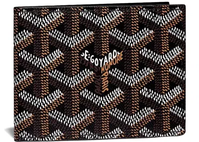 Pre-owned Goyard Men's  Victorie Insert Card Holder In Black