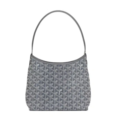 Goyard Mini Boheme Handbag In Gray