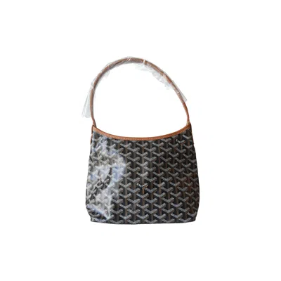 Goyard Mini Boheme Hobo Bag Black Tan