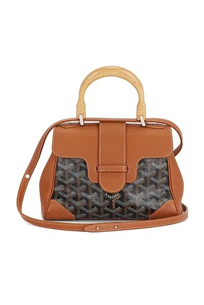 Pre-owned Goyard Mini Saigon Souple Handbag In Black