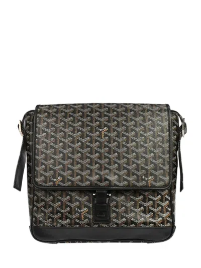 Pre-owned Goyard Mm Grand Bleu Ine Shoulder Bag In Black