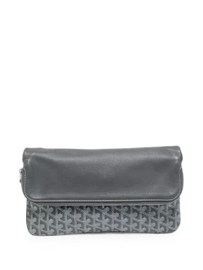 Pre-owned Goyard Mm Sainte Marie Ine Clutch Bag In Gray