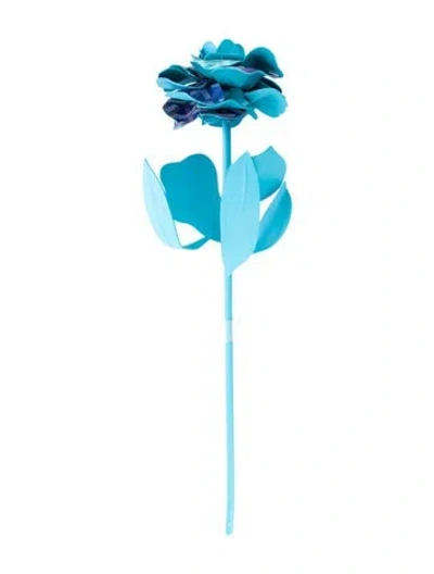 Pre-owned Goyard Mon Amie La Rose Fleur Leather Flower In Blue