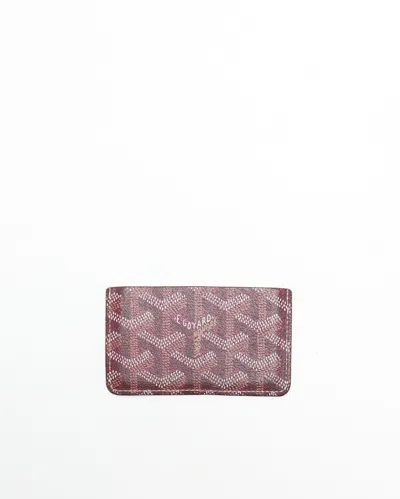Pre-owned Goyard Monogram Card Holder