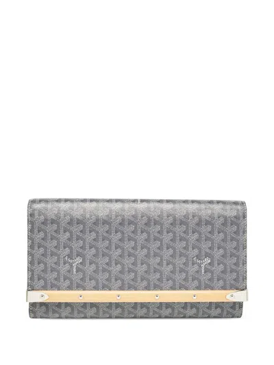 Pre-owned Goyard Monte Carlo Bois Clutch Bag
