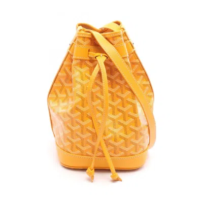 Pre-owned Goyard Multi-color Yellow Coated Canvas Shoulder Bag ()
