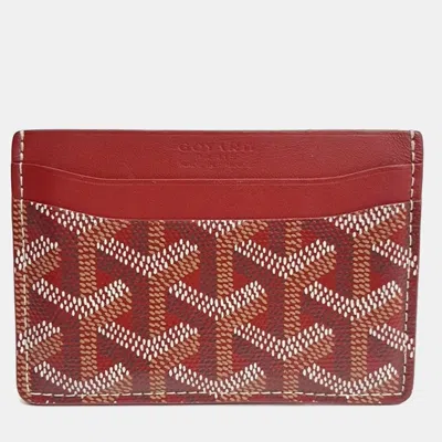 Pre-owned Goyard Multicolor Pvc Saint Sulpice Card Wallet