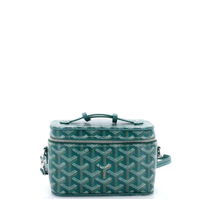 Goyard Muse Vanity Case Coated Canvas Mini In Green