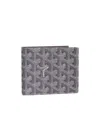 Goyard Pattern Wallet In Gray