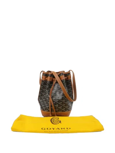 Pre-owned Goyard Petit Flot Bucket Bag In Black