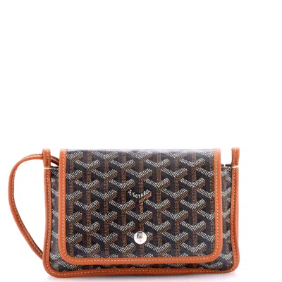 Goyard Plumet Clutch Wallet Coated Canvas In Multi