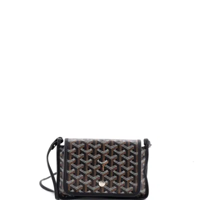 Goyard Plumet Clutch Wallet Coated Canvas In Black