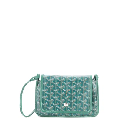 Goyard Plumet Clutch Wallet Coated Canvas In Green